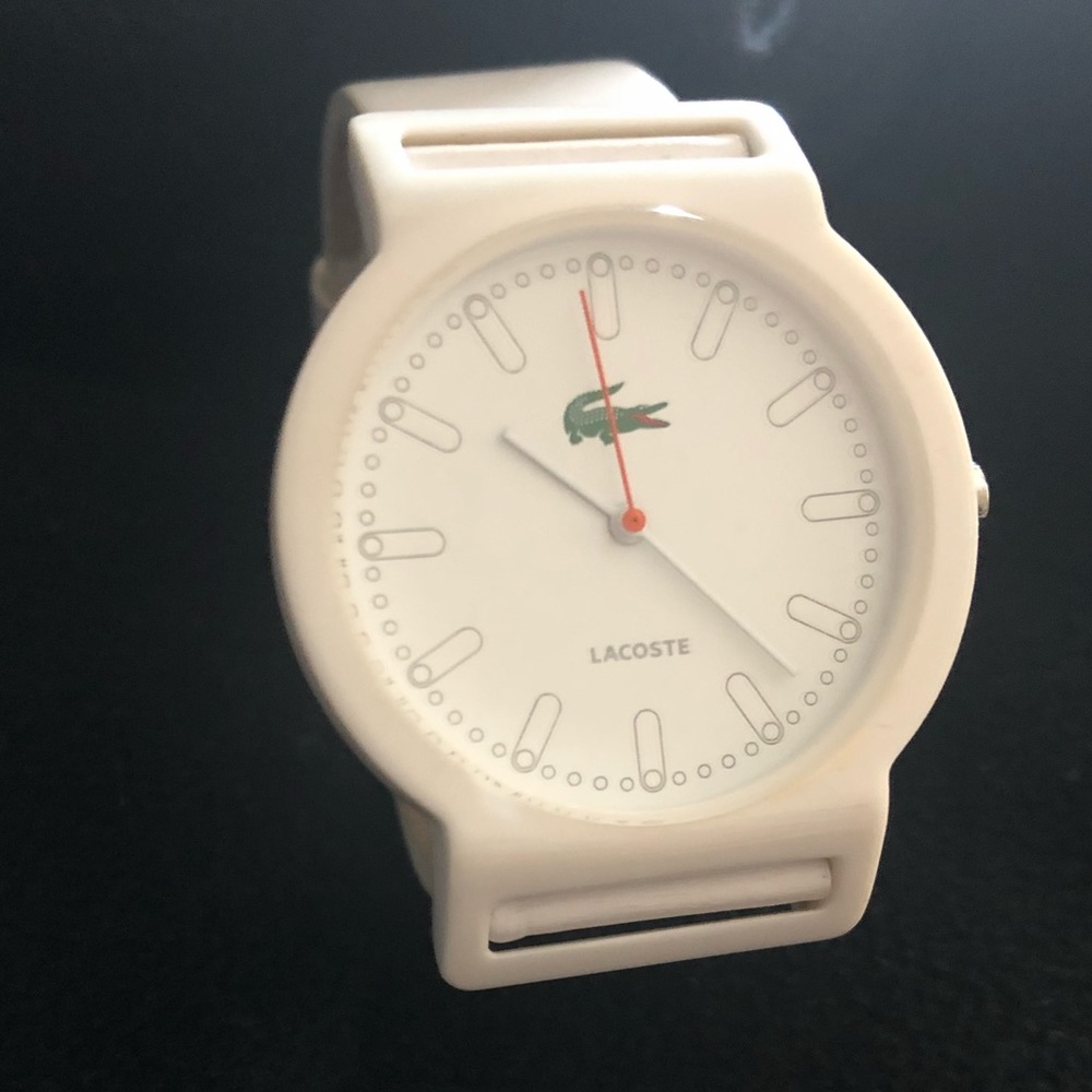 Lacoste white watch